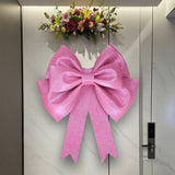 Pink EVA Glitter Bow Decoration DIY Kit - 75cm x 100cm DIY Party & Event Backdrop Bow for Valentine's Day, Christmas, Birthday, Wedding, Shop Display