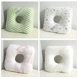 Green Ear Piercing Pillow - Soft Side Sleeper Cushion with Hollow Center for Pressure Relief, Post-Piercing Care & Comfortable Napping - Front View
