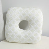 Light Green Ear Piercing Pillow - Soft Side Sleeper Cushion with Hollow Center for Pressure Relief, Post-Piercing Care & Comfortable Napping