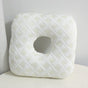 Light Green Ear Piercing Pillow - Soft Side Sleeper Cushion with Hollow Center for Pressure Relief, Post-Piercing Care & Comfortable Napping