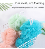 Green 3-Piece Exfoliating Bath Set with Long-Handle Back Scrubber, Exfoliating Glove & Loofah Sponge for Deep Cleansing