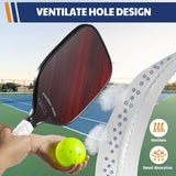 2-Pack White Anti-Slip PU Overgrip Tape for Pickleball, Tennis & Badminton Rackets - Sweat-Absorbing Handle Wrap with Perforated Design - Side View