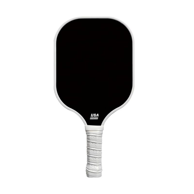 Black Fiberglass Pickleball Paddle Set with Black Neoprene Protective Cover - Lightweight Outdoor Sports Racket for Beginners & Pros