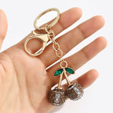 2 Pcs Black and white soccer ball design Creative Sports Ball Cherry Keychain – Cute Resin Charm for Car Keys, Bags & Backpacks