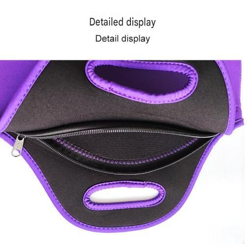 Red Reusable Neoprene Insulated Lunch Bag – Waterproof Thermal Tote for Work, School & Picnics (30x17x30cm)