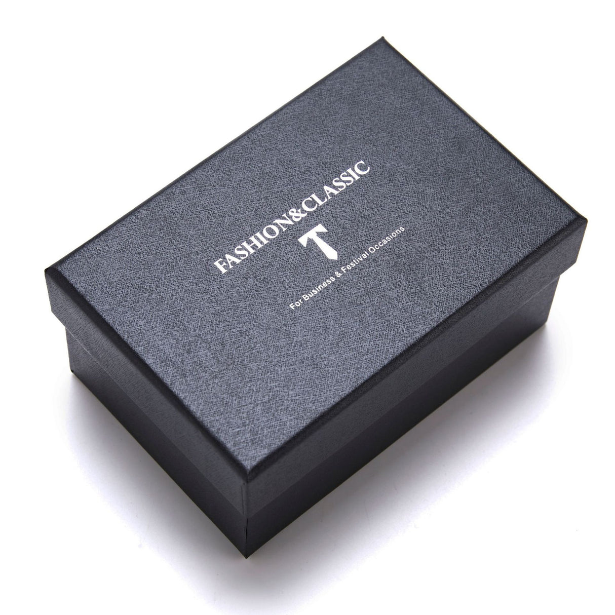 Red Premium Men's 4-Piece Formal Tie Set -  Necktie, Pocket Square, Cufflinks, and Tie Clip in a Luxury Gift Box