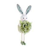 Green Easter Bunny Flower Hanging Decoration for Home, Garden or Party Scene