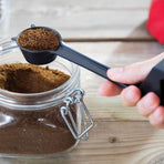 Giraffe-Shaped Coffee Scoop Set of 10 in Black ABS Plastic for Precise Coffee Grounds Measurement