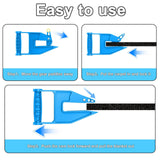 Blue Mat Lifter Handle Set of 2 – Lightweight Plastic Tool for Easy, Hands-Free Moving of Rugs, Mats, and Carpets