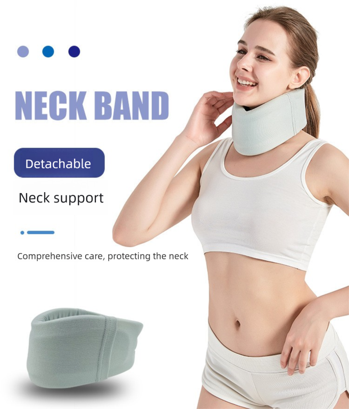 Removable Neck Support Brace – Lightweight Cervical Collar with Breathable Design for Posture Correction and Daily Use(Size:M)