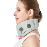 Removable Neck Support Brace – Lightweight Cervical Collar with Breathable Design for Posture Correction and Daily Use(Size:L)