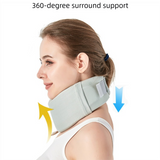 Removable Neck Support Brace – Lightweight Cervical Collar with Breathable Design for Posture Correction and Daily Use(Size:L)