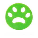 Circular Green 10-Pack Reusable Silicone Cat Paw Lint Remover for Clothes and Laundry, Double-Sided Sticky Cleaner for Pet Hair and Dust – Ideal for Home Use