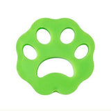 Floral green 10-Pack Reusable Silicone Cat Paw Lint Remover for Clothes and Laundry, Double-Sided Sticky Cleaner for Pet Hair and Dust – Ideal for Home Use