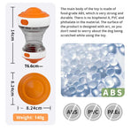 2-Pack Blue Interactive Feeder Toy for Dogs and Cats with Slow Feeding Design, Durable ABS Material – Ideal for Mental Stimulation and Healthy Eating Habits