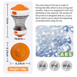 3-Pack Interactive Feeder Toy for Dogs and Cats with Slow Feeding Design, Durable ABS Material – Ideal for Mental Stimulation and Healthy Eating Habits - Top-Down View