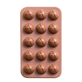 2-Piece Dubai Rectangle Chocolate Silicone Mold Set – Food-Grade, Easy Release, Heat-Resistant Baking Molds for Chocolate, Candy, and Cake(Chocolate balls)