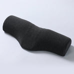 Dark Grey Cervical Support Pillow – Memory Foam Core with Ergonomic Design for Neck Pain Relief and Deep Sleep