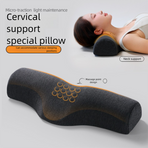 Pink Cervical Support Pillow – Memory Foam Core with Ergonomic Design for Neck Pain Relief and Deep Sleep