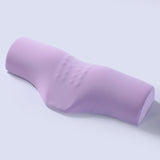 Purple Cervical Support Pillow – Memory Foam Core with Ergonomic Design for Neck Pain Relief and Deep Sleep(Ice Silk Style)