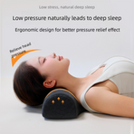 Purple Cervical Support Pillow – Memory Foam Core with Ergonomic Design for Neck Pain Relief and Deep Sleep(Ice Silk Style)
