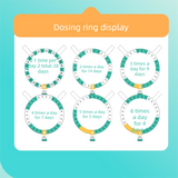 Automatic Rotating Pill Dispenser with Timer Alarm – Multi-Compartment Medication Organizer for Daily Health Management