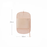 Pink Foldable Hanging Compression Board for Wardrobe Organization – 90×58 cm Ultra-Thin Garment Organizer with Adjustable Side Straps and Top Buckle, Holds Up to 30 Thin Jackets