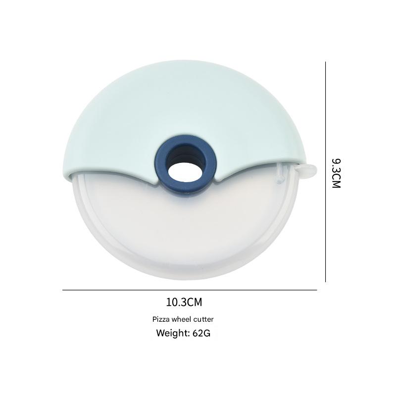 5-Pack Round Wheel Pizza Cutter Set with Protective Covers, Detachable Stainless Steel Pie Cutter, Easy Clean Kitchen Baking Tools