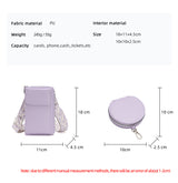 Red Women's Multi-Functional Crossbody Phone Bag with Detachable Coin Purse, PU Leather Shoulder Bag with Credit Card Slots, Stylish Minimalist Design for Daily Use