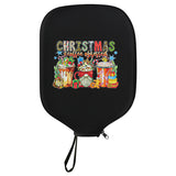 Black Neoprene Pickleball Paddle Cover Protective Case with Fun Graphic Design Durable Beach Tennis Racket Sleeve Bag for Table Tennis Paddles Shockproof Sports Equipment Storage(Style:5)