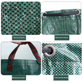 Heavy-Duty Pop-Up Garden Leaf Bag - Large Capacity PP Woven Collection Sack for Leaves, Weeds, Branches & Yard Debris(200L)