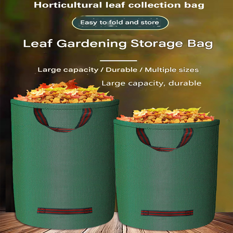 Heavy-Duty Pop-Up Garden Leaf Bag - Large Capacity PP Woven Collection Sack for Leaves, Weeds, Branches & Yard Debris(200L)