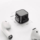 24 Black Pack Magnetic Cable Organizer Clips for Desk and Car, Reusable Adhesive Cord Management Holder for Charging Cables, USB Wires, Headphones, HDMI, and Power Cords