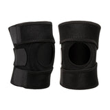 Black Upgraded Sport Knee Pads with Dual Spring Support and Shock Absorption for Basketball Cycling and Training Stabilizing Joint Compression for Local Athletes