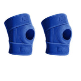 Blue Upgraded Sport Knee Pads with Dual Spring Support and Shock Absorption for Basketball Cycling and Training Stabilizing Joint Compression for Local Athletes