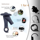 Black Multifunctional Manual Can Opener with Safe Smooth Edge Cutting Effort-Saving Design for Home Kitchen Easy Opening Solution for Local Households