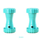 2 Pack（Green）: Cat and Dog Treat Dispenser Toy – Interactive, Durable, Bite-Resistant Slow-Feeder, Dumbbell and Tire-Shaped Pet Toy