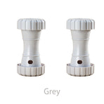 2 Pack（Grey）: Cat and Dog Treat Dispenser Toy – Interactive, Durable, Bite-Resistant Slow-Feeder, Dumbbell and Tire-Shaped Pet Toy