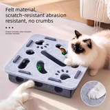 2-piece Green cat toy set—featuring square and flower shapes—is an excellent choice for feline entertainment and relaxation. It also serves as a fun maze for kittens and pets, and includes six bells.