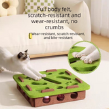 2-piece Grey cat toy set—featuring square and flower shapes—is an excellent choice for feline entertainment and relaxation. It also serves as a fun maze for kittens and pets, and includes six bells.