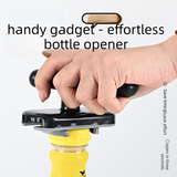 2 pack Black Creative Multi-Functional ABS Can and Bottle Opener - Non-Slip, Effort-Saving Jar Lid Opener for Home Kitchen Use