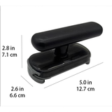 2 pack Black Creative Multi-Functional ABS Can and Bottle Opener - Non-Slip, Effort-Saving Jar Lid Opener for Home Kitchen Use