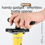 3 pack Black Creative Multi-Functional ABS Can and Bottle Opener - Non-Slip, Effort-Saving Jar Lid Opener for Home Kitchen Use
