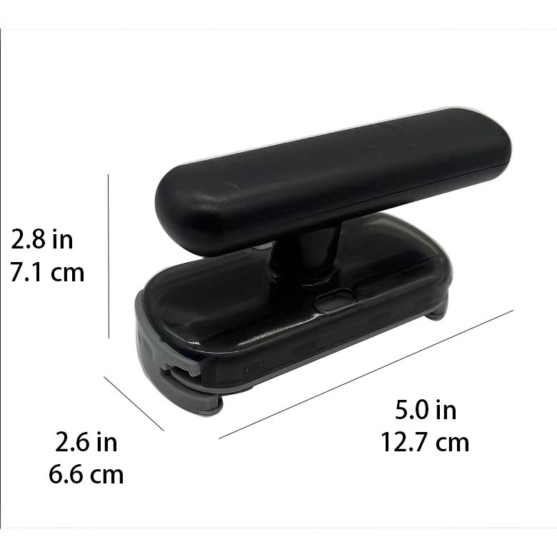 3 pack Black Creative Multi-Functional ABS Can and Bottle Opener - Non-Slip, Effort-Saving Jar Lid Opener for Home Kitchen Use