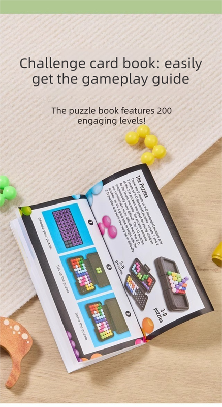 White Hexagonal Pocket Rainbow Bead Puzzle — A Mini Logic Game with Original Levels, an Interactive Educational Toy for Parents