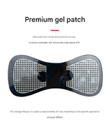 7-pack  Black and Blue Mini  Massage Patch - Portable Smart Neck & Shoulder Massager with 8 Modes, 19 Intensity Levels, USB Rechargeable, PU & PET Material for Muscle Relief