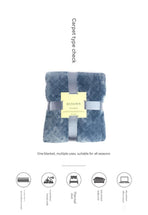 Grey 130*150cm Flannel Fleece Blanket - Quilted Diamond Pattern, Soft & Warm Polyester Throw for Office Nap, Sofa, Travel & Bed Use