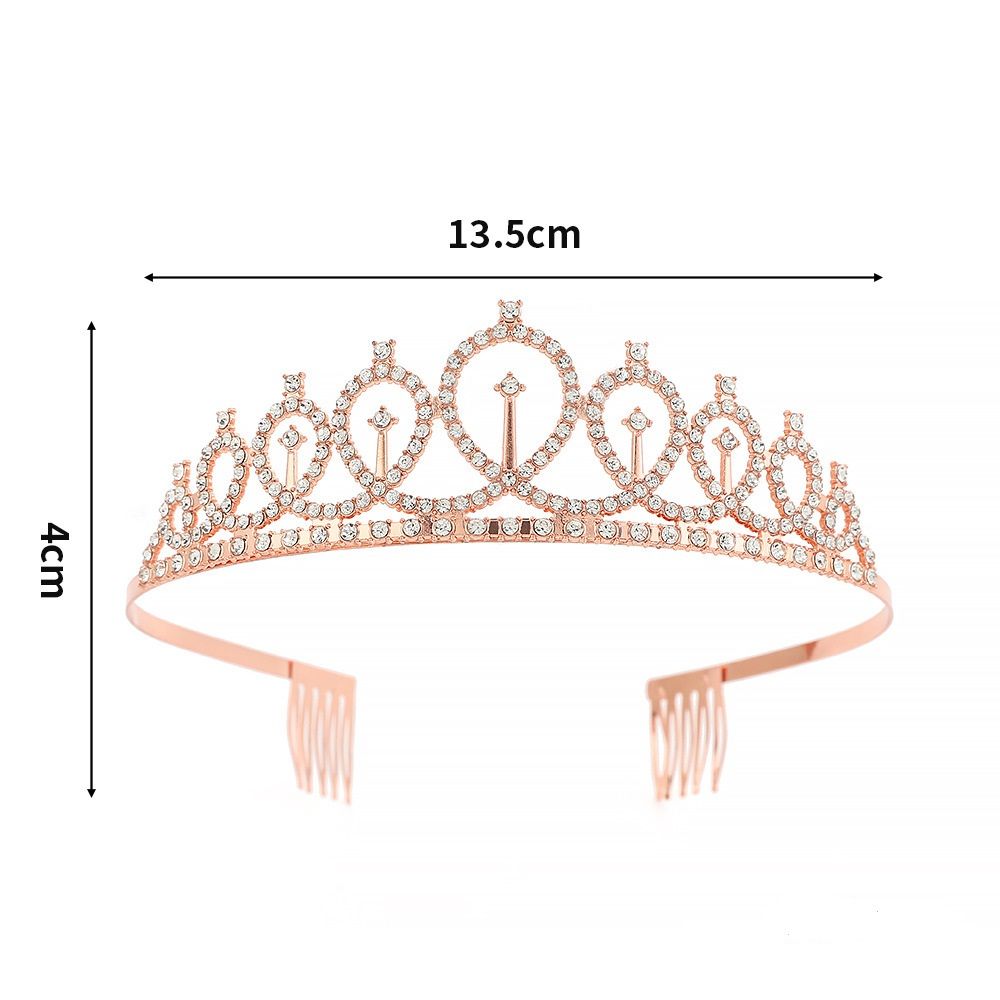 2-piece Silvery and Golden Birthday Girl Tiara and Sash Set - Elegant Rhinestone Alloy Crown with , Glitter "BIRTHDAY GIRL" Sash & Safety Pin - Perfect Princess Party Accessory for Women and Girls