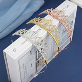 2-piece Silvery and Golden Birthday Girl Tiara and Sash Set - Elegant Rhinestone Alloy Crown with , Glitter 
