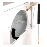 Washing Machine Cleaning Brush Set - 4 Piece Long Handle Pipe Cleaner Kit for Drum Drain and Deep Cleaning - Top-Down View
